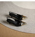 Two Tone Pointy Toe Sling kitten Heels